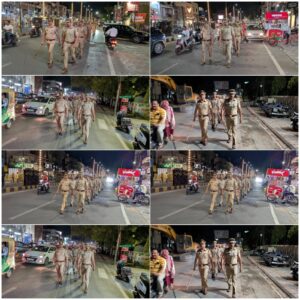 सहारनपुर में पुलिस का कड़ा पहरा: DIG व SSP के निर्देश पर सदर बाजार और कुतुबशेर थाना प्रभारी भारी पुलिस बल के साथ सड़कों पर उतरे, की पैदल गश्त
