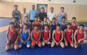 मंडल स्तरीय चयन ट्रायल मे कुश्ती खिलाड़ियों नें दिखाया दमखम